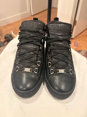 Balenciaga Arena High Black Leather